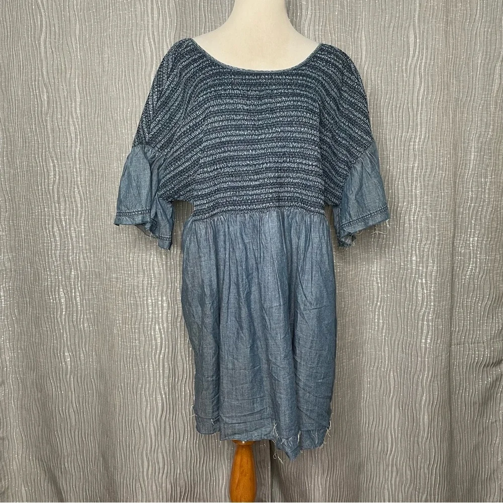 Anthropologie Luz Chambray Mini Dress - Picture 6 of 11